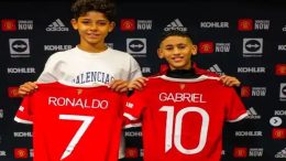 Cristiano Ronaldo Junior officially unveiled as Manchester United player