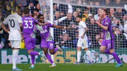 First half performance sees Conte's Tottenham sink Leeds United