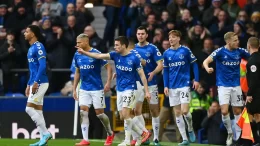 Frank Lampard Everton bask in victory over Leeds United