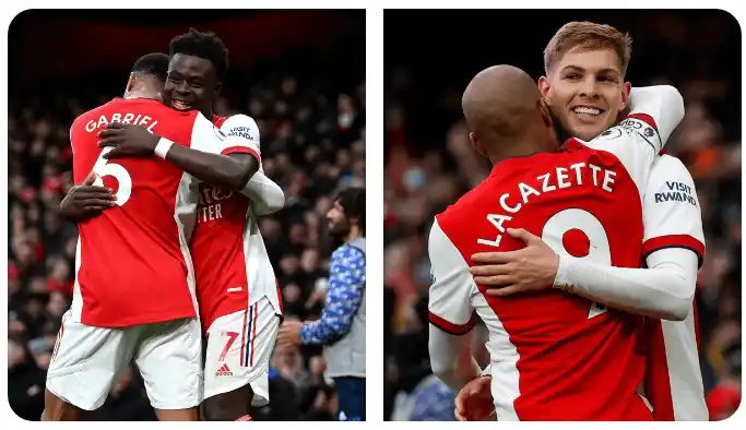 Saka strike helps Arsenal see off difficult Brentford