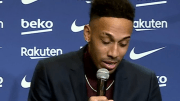 I will give everything to bring Barca back to Champions League - Aubameyang