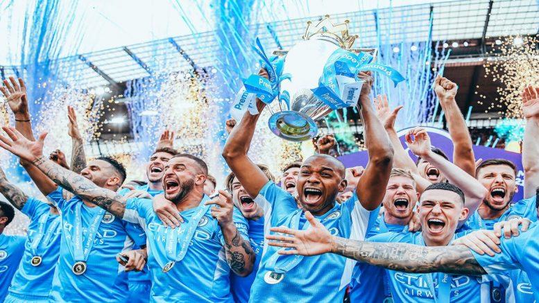 Gundogan to the rescue as Man City lift Premier League title