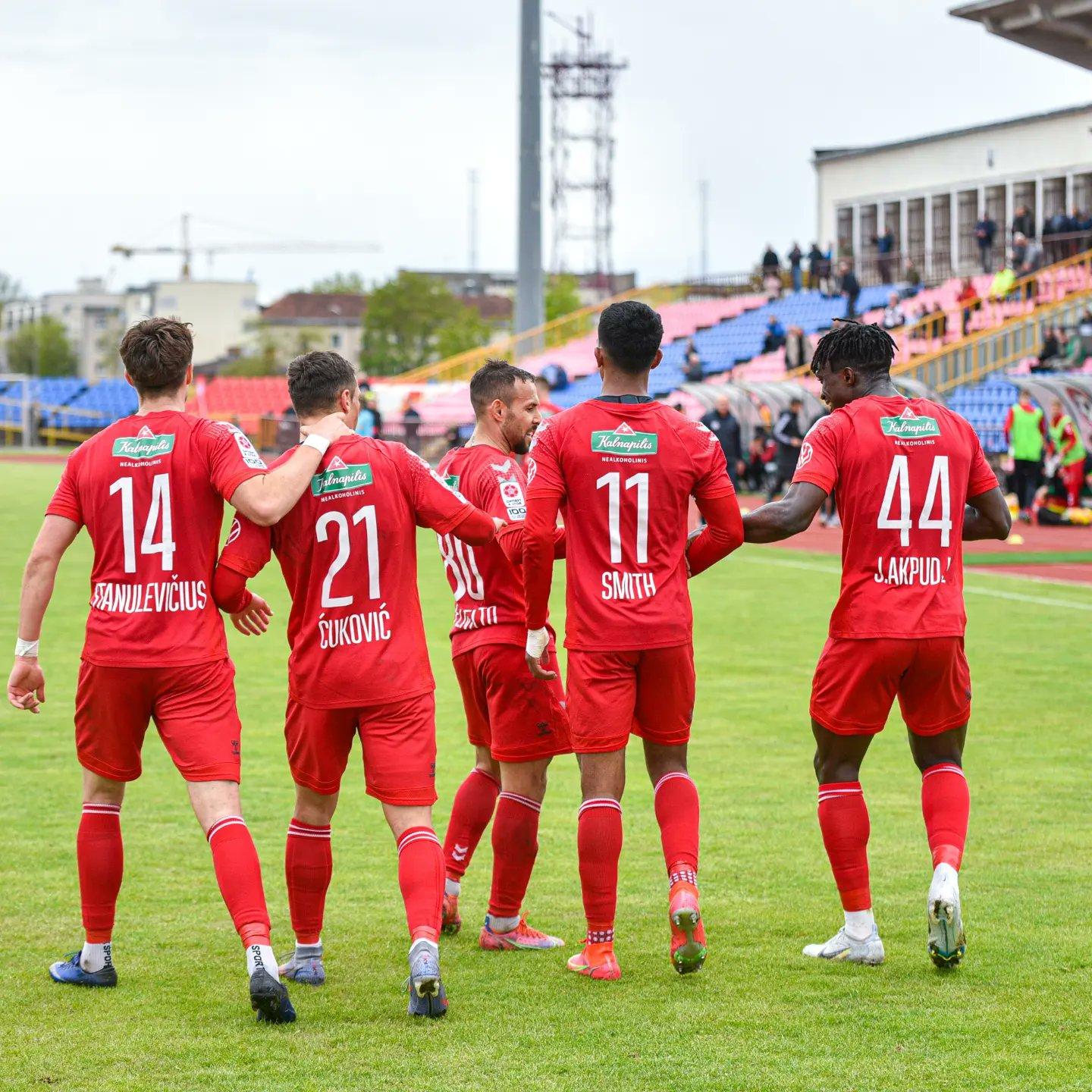 Akpudje Joshua scores first goal of the season as FK Panevezys hammer Lietava