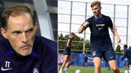 Chelsea coach Thomas Tuchel reacts to Timo Werner's concerns over game time