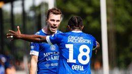 Henry Offia net 6th and 7th goals of the season as Trelleborgs beat Dalkurd FF