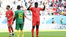 Cameroonian-born Breel Embolo steals victory for Switzerland vs Cameroon