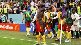 Cameroon return to Younde with 4 points after victory over Brazil in FIFA World Cup