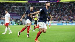 Giroud, Mbappe nick it for Les blues as France pick 2022 FIFA World Cup quarter final ticket