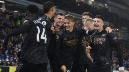 Arsenal take giant leap in winning Premier League after away win over Brighton