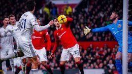 Managerless Leeds United hold Manchester United to draw at Old Trafford