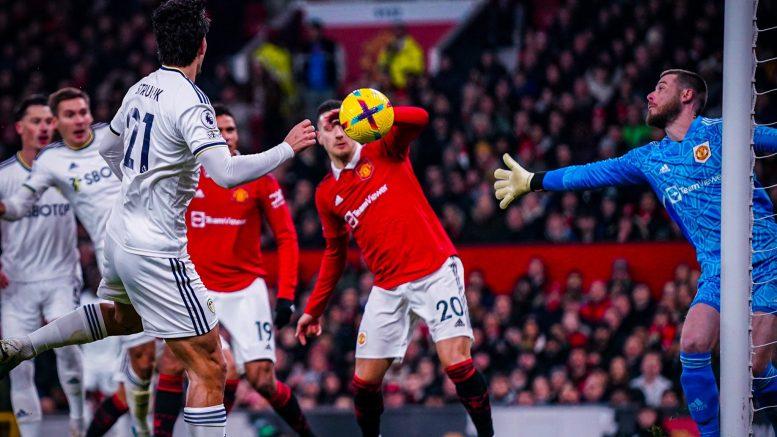 Managerless Leeds United hold Manchester United to draw at Old Trafford