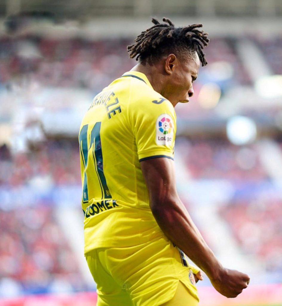 Samuel Chukwueze scores 11th goal of the season in Villarreal's away win at Osasuna
