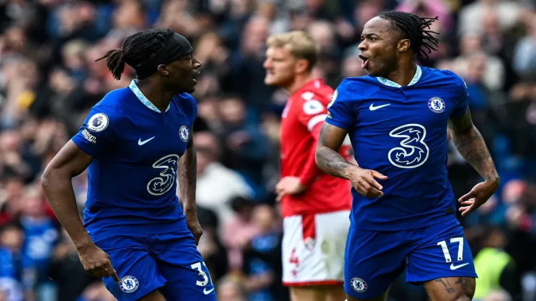 Raheem Sterling star in Chelsea 2-2 home draw vs Nottingham Forest