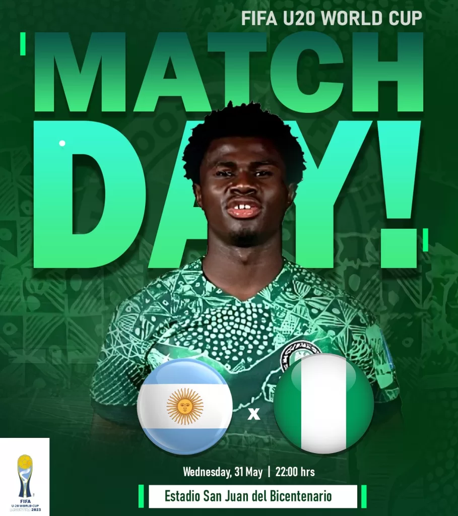 U-20 World Cup: Flying Eagles set to battle host, Argentina