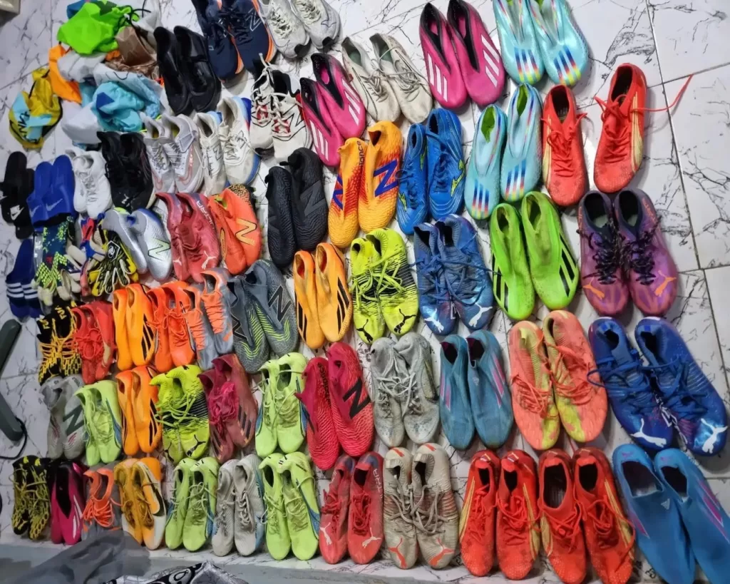 Super Falcons Star Rasheedat Empowers Young Talents with Football Gear 