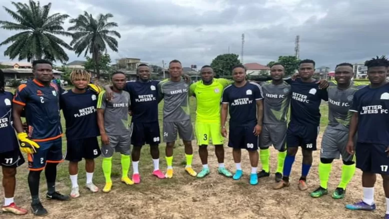 Ereme Jackson Fc vs. Better Players Fc Unite in Thrilling Friendly Match