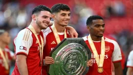 FM23 Predicts Arsenal to finish 4th after Signing Declan Rice Havertz