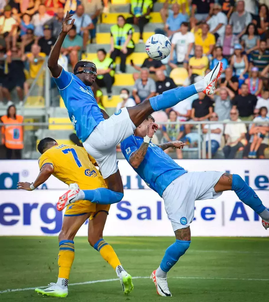 Victor Osimhen's Brace Propels Napoli to first Serie A Victory vs Frosinone