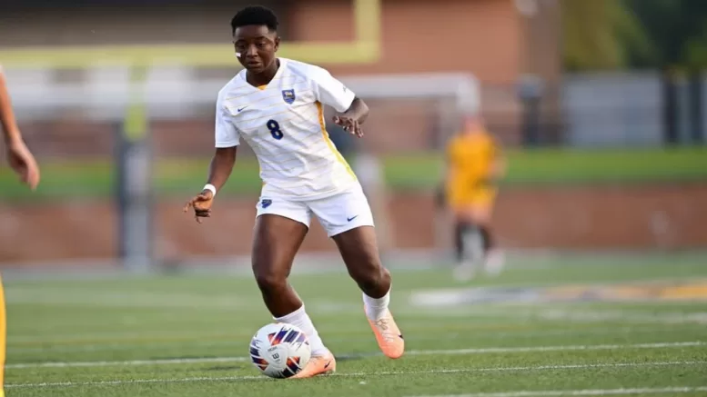Deborah Abiodun Net Brace to Help Pittsburg Panthers Thrash Duquesne Dukes