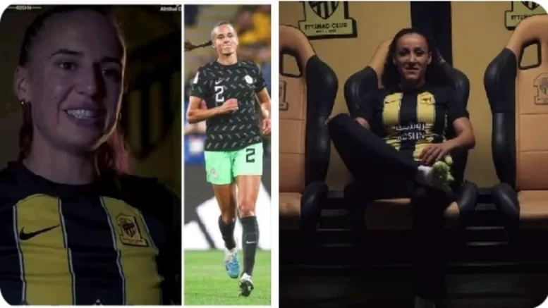 My journey to Al-Ittihad is more than football - Super Falcons Star Ashleigh Plumptre