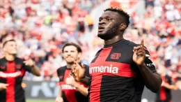 Victor Boniface net brace as five-star Bayer Leverkusen crush Darmstadt