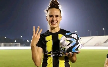 Ashleigh Plumptre bags hat-trick in debut game with Al-Ittihad Ladies