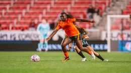 Super Falcons Star Michelle Alozie bag brace as Houston Dash secure away win vs Gotham FC