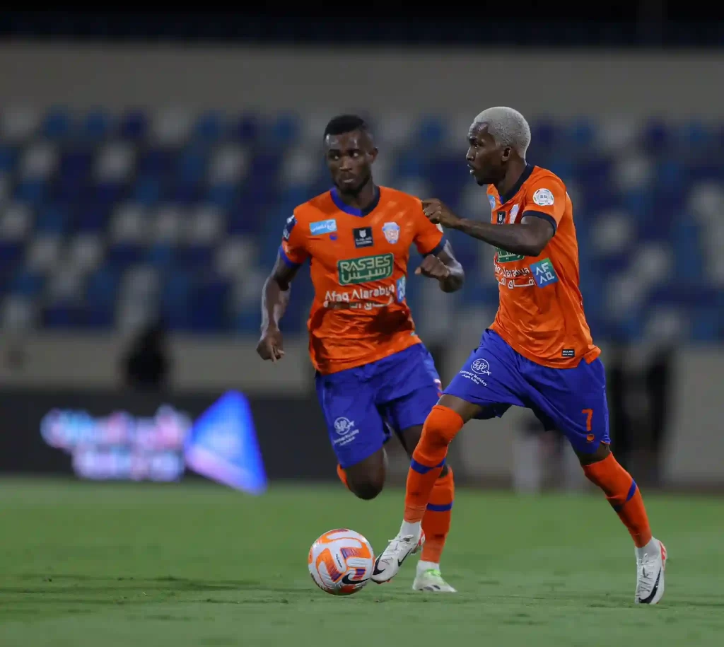 Super Eagles Star Henry Onyekuru Leads Al-Fayha to Win Al-Akhdoud