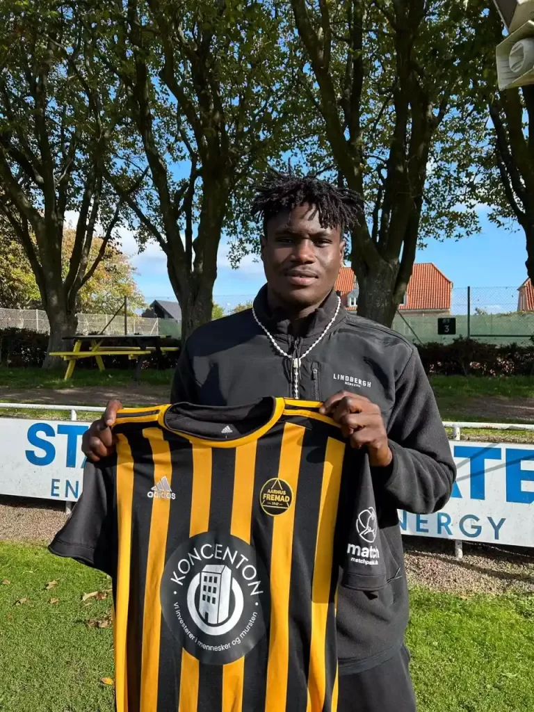 Olalere Oluwasegun proud to join Aarhus Fremad in Denmark