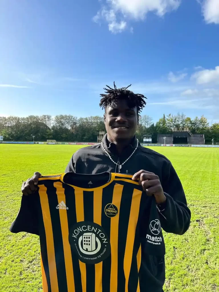 Olalere Oluwasegun proud to join Aarhus Fremad in Denmark