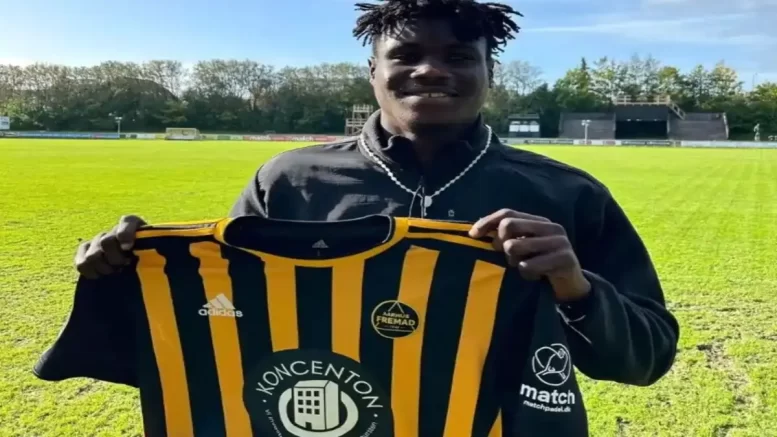 "I'm so Proud" - Olalere Oluwasegun after joining Aarhus Fremad in Denmark