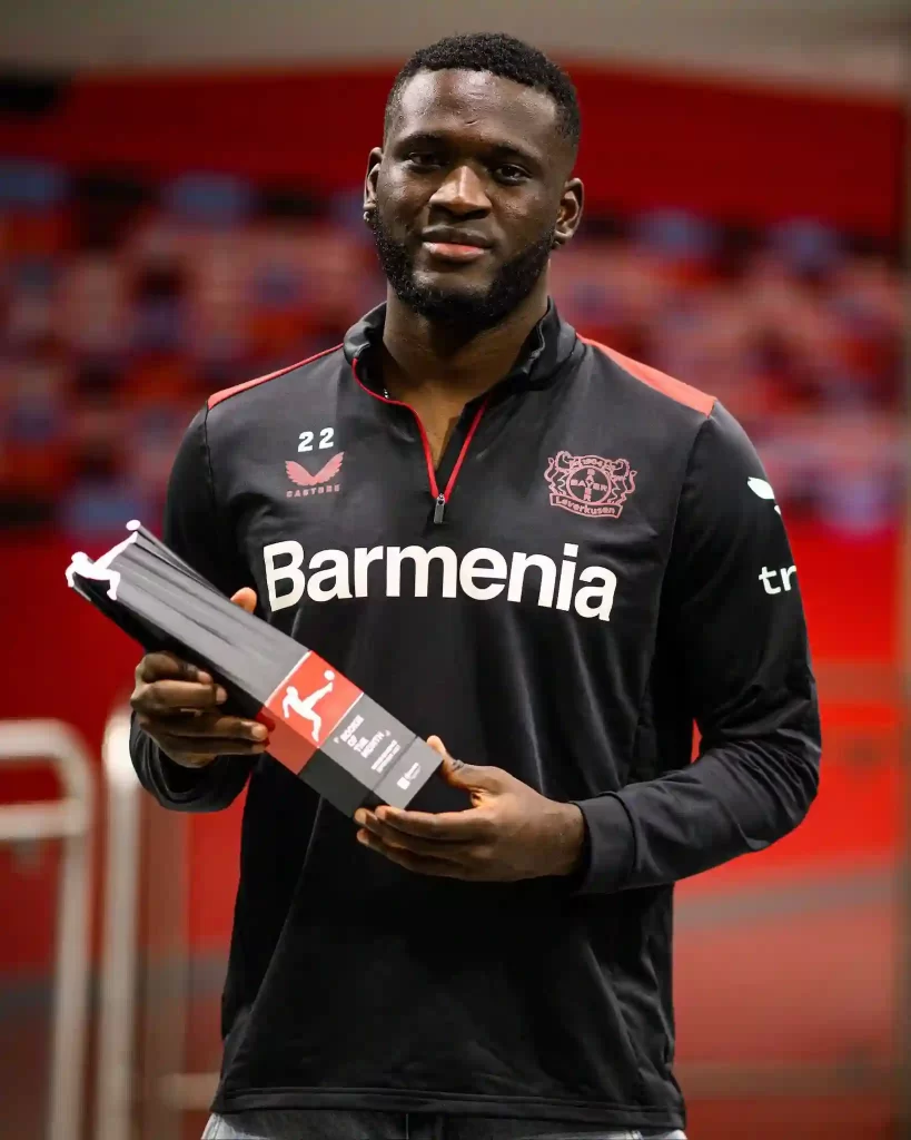 Victor Boniface Clinches Third Consecutive Rookie of the Month Award 
