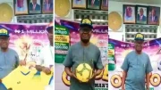 Oyigbo Chairman Unveils Official Ball and Jerseys for 2023 Chairman's Unity Cup