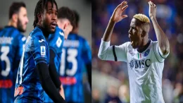 Serie A Super Eagles Derby: Lookman scores, Osimhen Bag assist as Napoli beat Atalanta