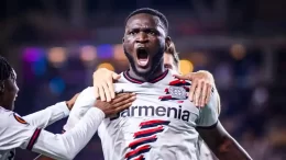 Victor Boniface leads Bayer Leverkusen to victory over Qarabag