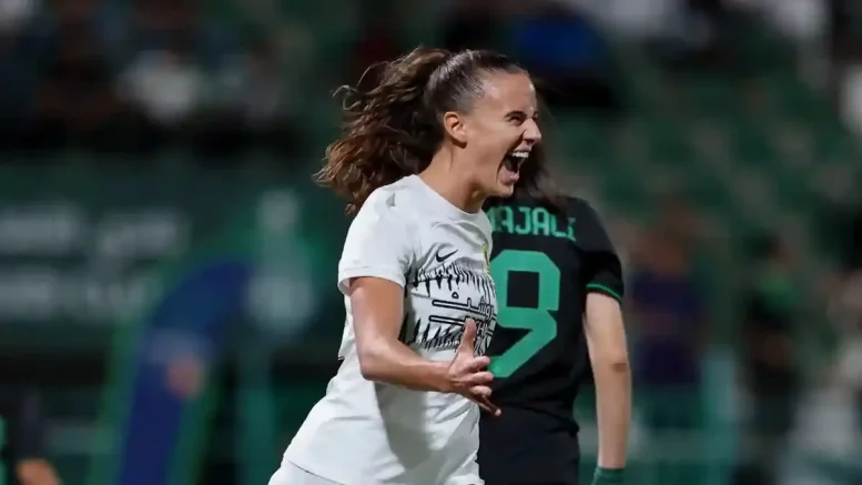 Ashleigh Plumptre Bags Second Hat-trick for Al-Ittihad Ladies