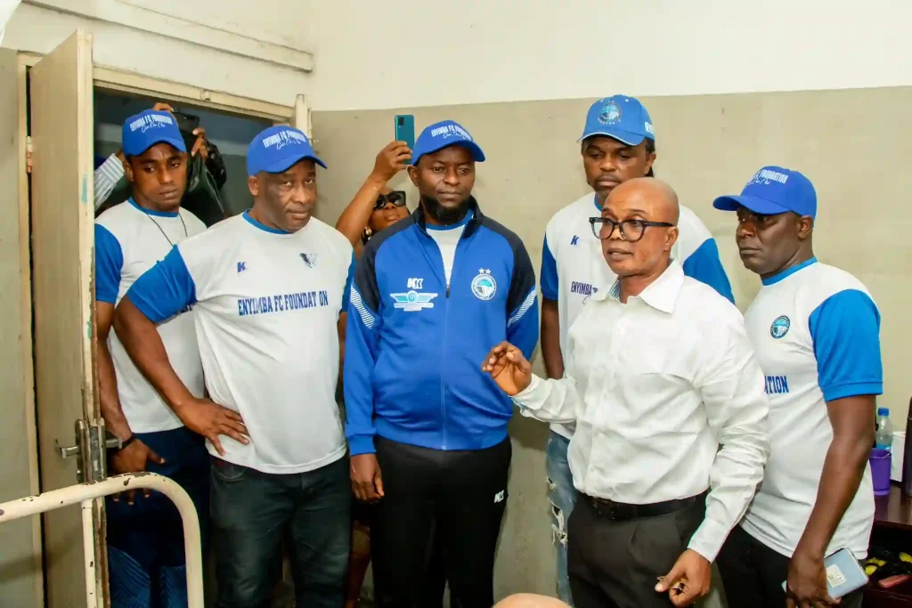 Enyimba Spreads Festive Cheer with Heartwarming Hospital Visits in Aba