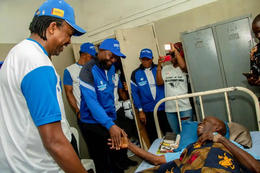 Enyimba visit to hospitals