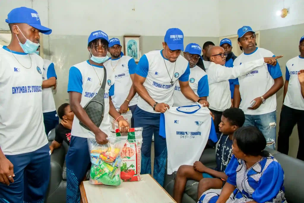Enyimba visit to hospitals