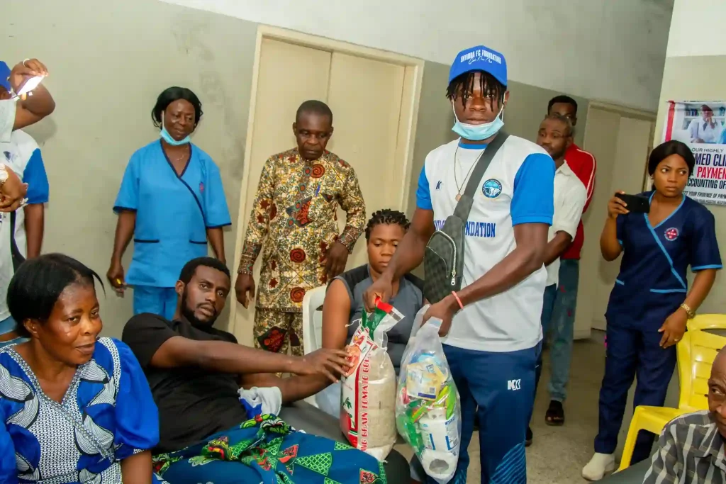 Enyimba visit to hospitals