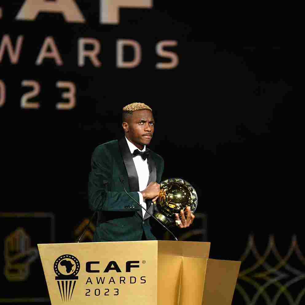 Victor Osimhen Clinches Coveted CAF African Footballer of the Year Title, Ending Nigeria's 24-Year Wait