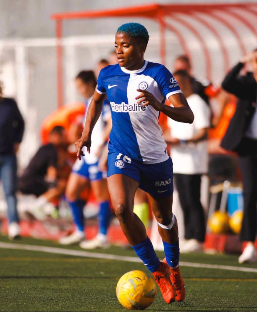 Rasheedat Ajibade Net Stunner, Bags POTM Award in Atletico Madrid Away Draw vs Levante