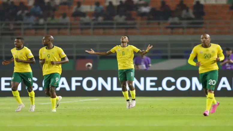 Bafana Bafana Blitz Namibia 4-0, Leaving Tunisia's AFCON Hopes Hanging by a Thread