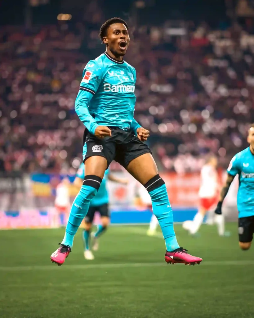 Nathan Tella to the Rescue! Nigerian Star Scores as Leverkusen Crush Leipzig in Bundesliga Thriller