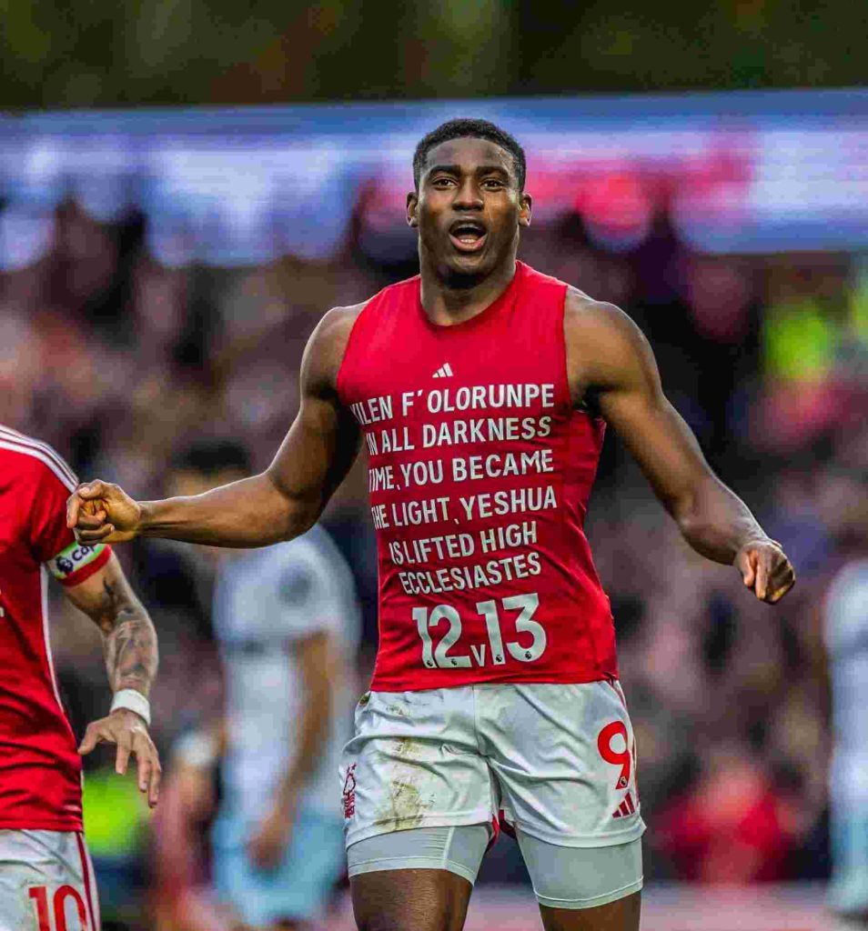 Heavenly Inspired Nigerian Striker Taiwo Awoniyi Scores as Nottingham Forest Crush West Ham 