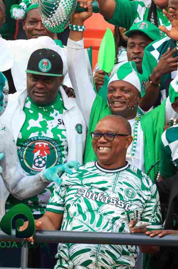 Peter Obi Celebrates AFCON Semi-Final Victory, Reveals How it Feels to Watch Super Eagles Beat Angola