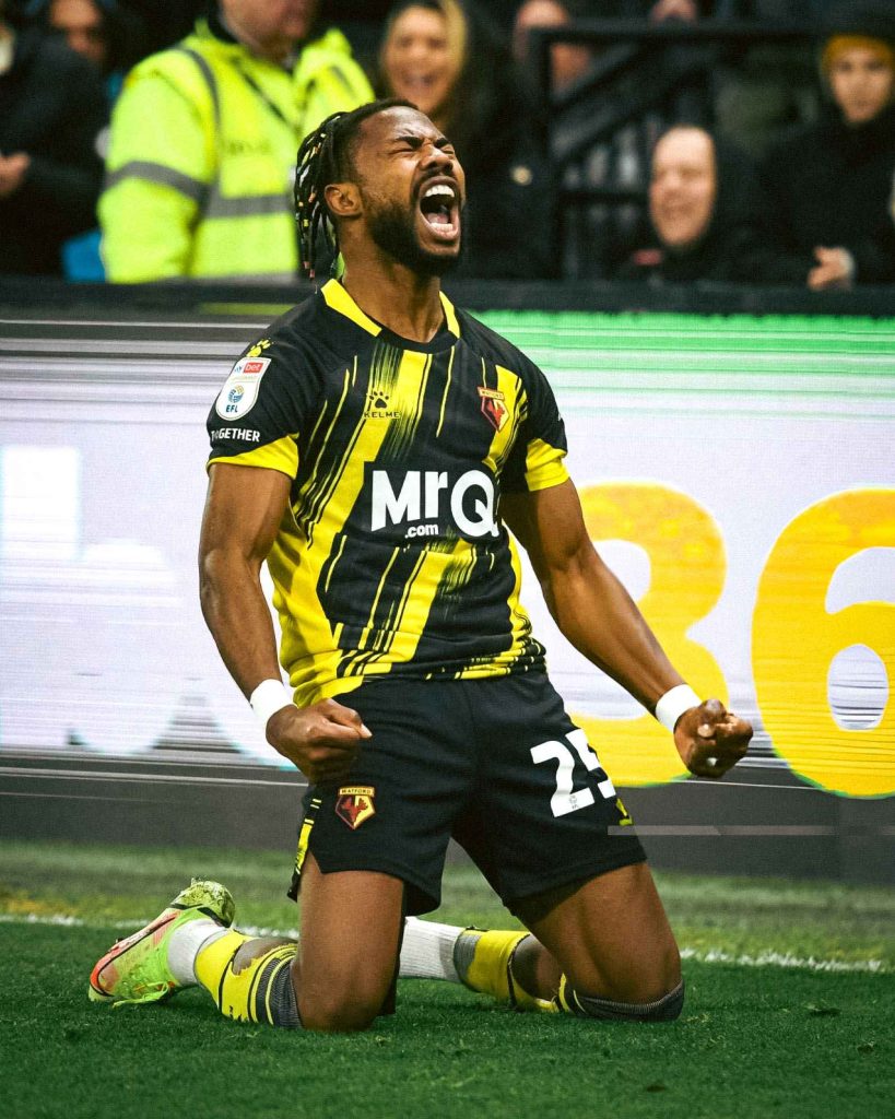 Emmanuel Dennis Scores 4th Goal of the Season as Leeds United Holds Watford to Draw
