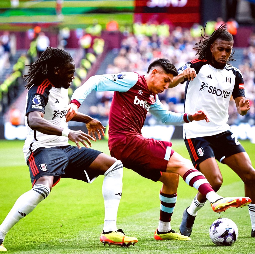 Super Eagles Star Alex Iwobi Bags Assist to Seal Fulham's Victory Over West Ham