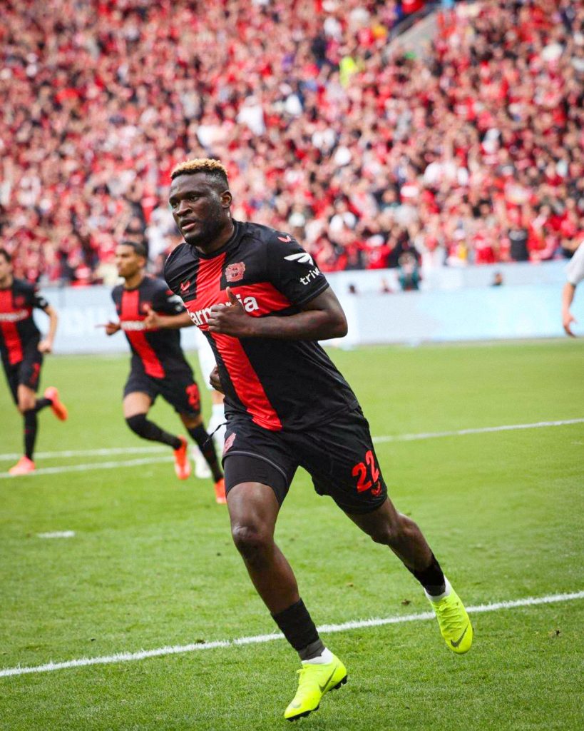 Super Eagles Duo Victor Boniface and Nathan Tella Gift Bayer Leverkusen First Bundesliga title 