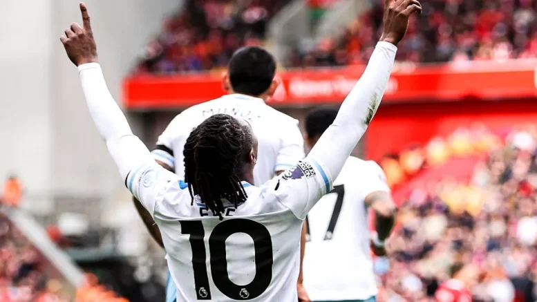 Eberechi Eze's 7th Premier League Goal Seals Shock Victory for Crystal Palace at Anfield
